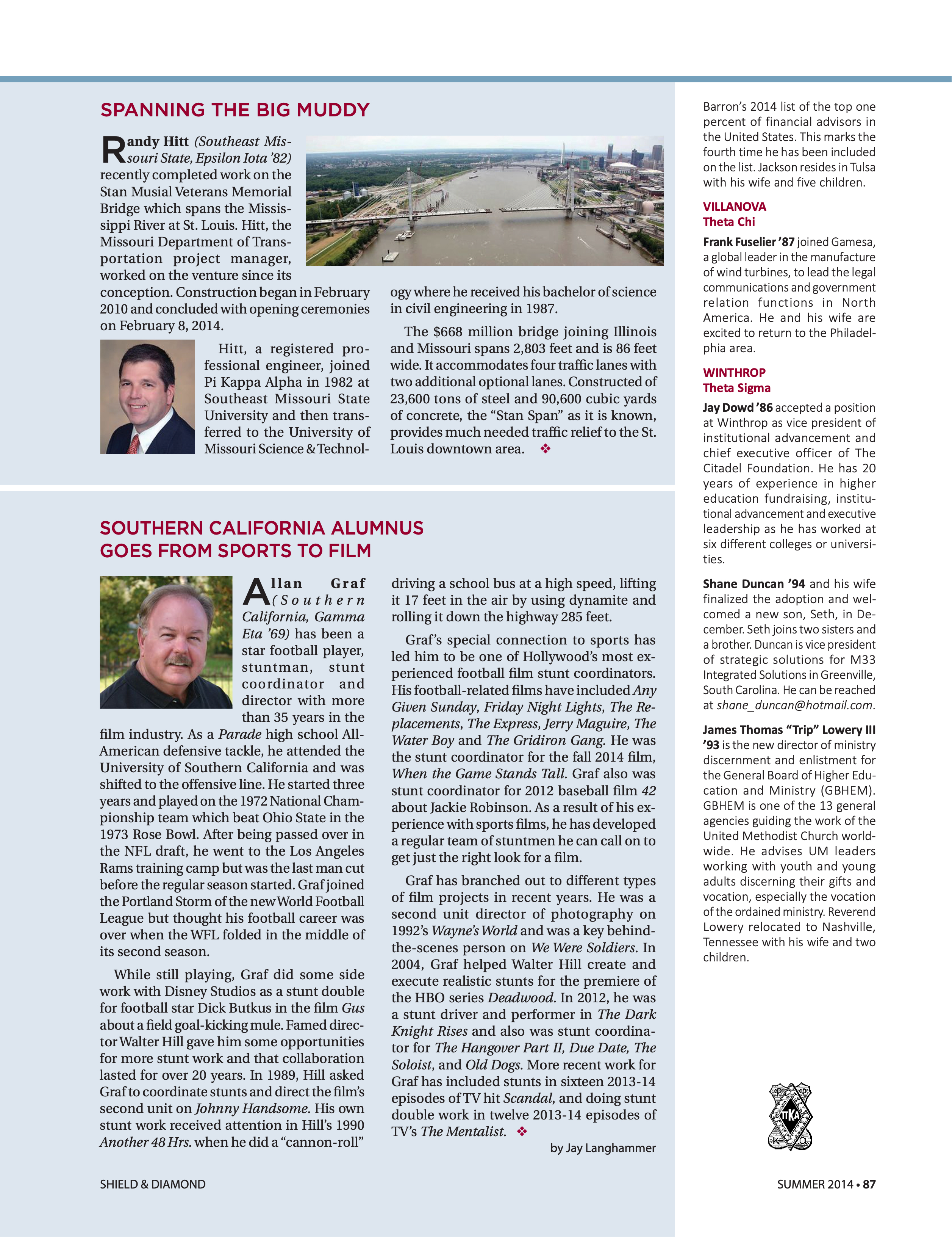 Spanning the Big Muddy